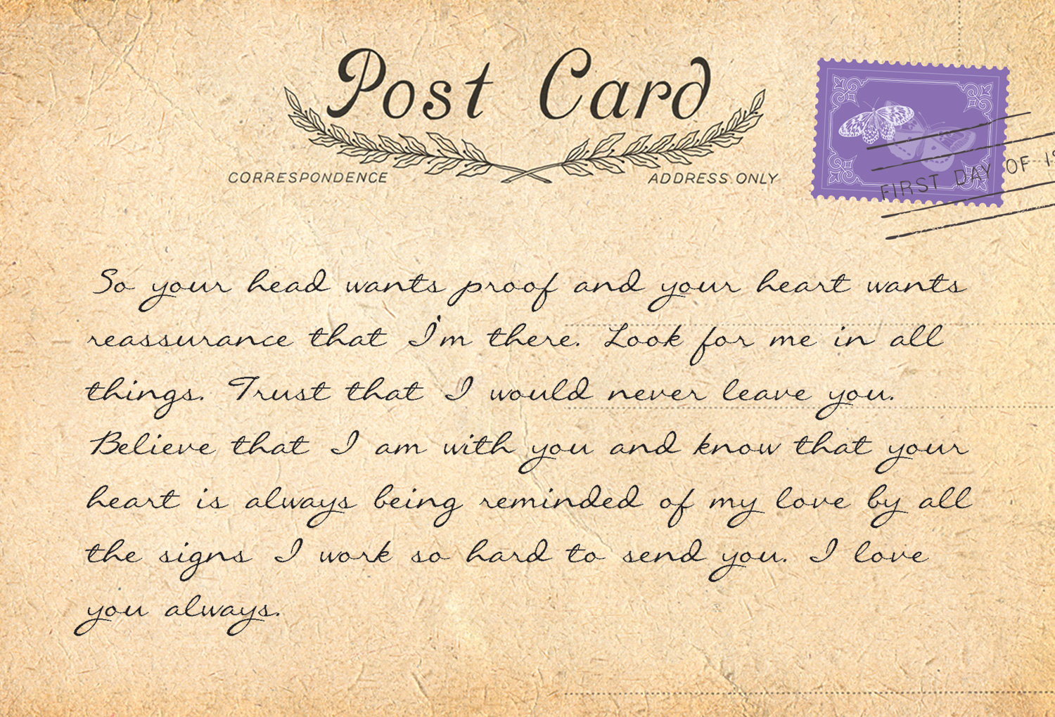 POSTCARDS FROM HEAVEN 2 - back 10