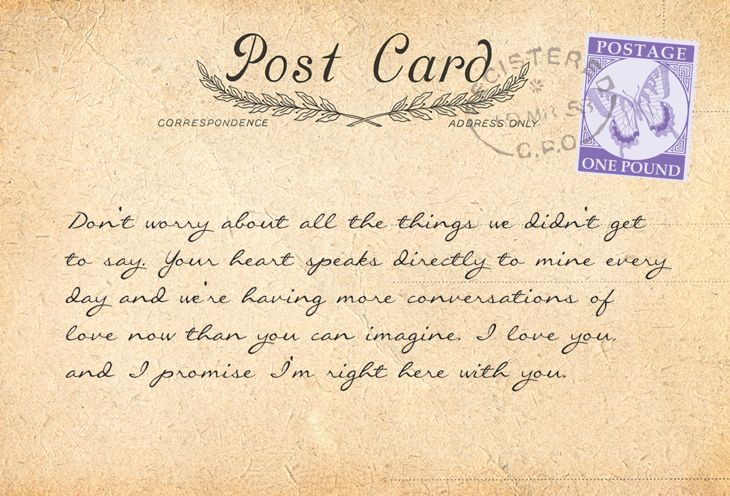 POSTCARDS FROM HEAVEN 2 - back 2