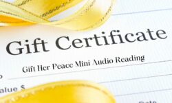 Gift Her Peace Gift Certificate